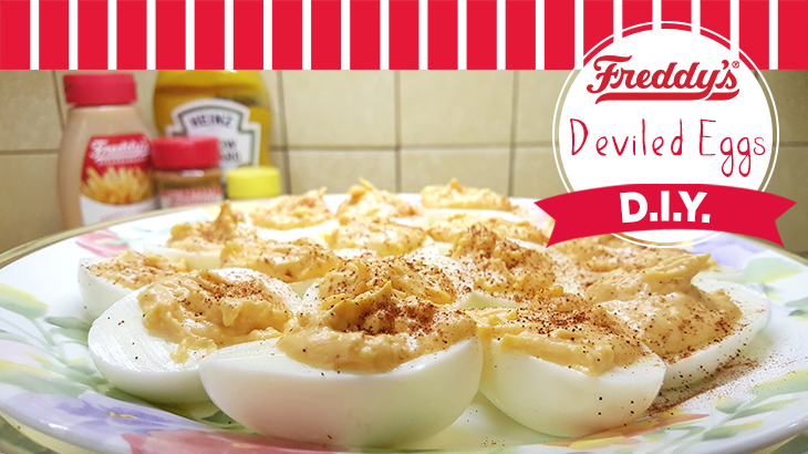 Freddy's Deviled Eggs D.I.Y pinterest post.