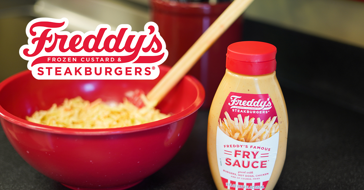 Coleslaw made with Freddy's Famous Fry Sauce